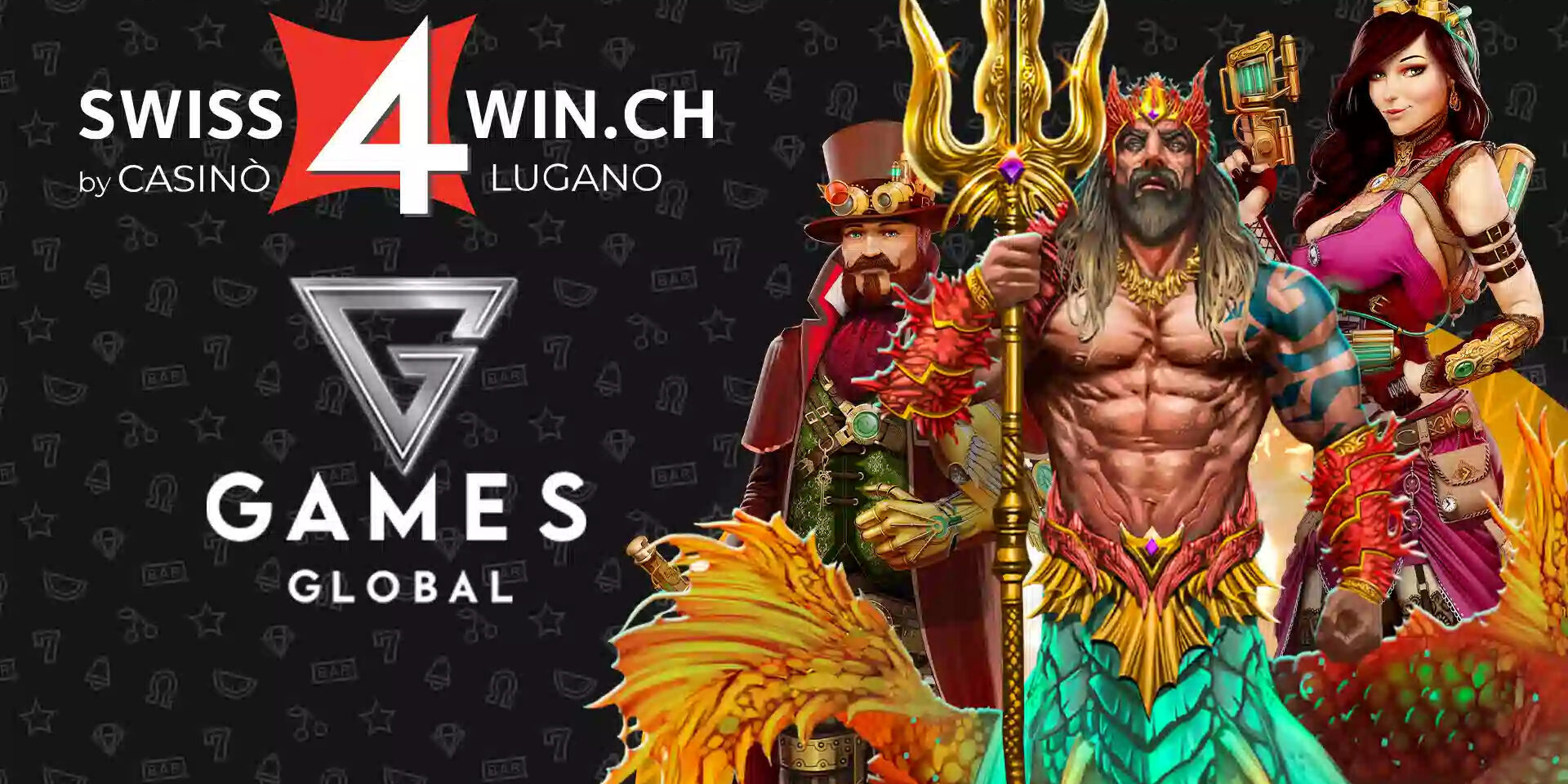 Swiss4Win.ch du Casino Lugano signe un partenariat avec Games Global