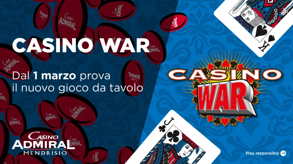 Casino War en exclusivité à Mendrisio !