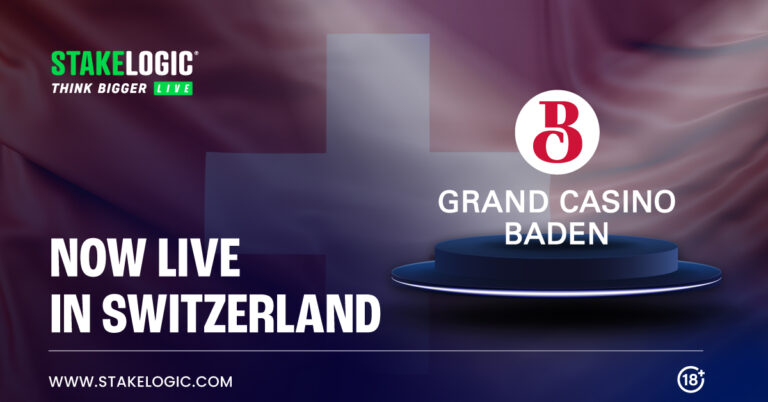 Stakelogic live fait un pas de plus vers la suisse en signant un accord avec le Grand Casino Baden